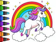 Juego Libro para colorear: unicornio mágico  en línea