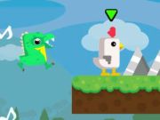 Juego Race de gritos de pollo  en línea