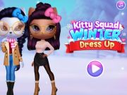 Juego Escuadrón de kitty Vestido de invierno  en línea