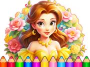 Juego Libro para colorear: Vestido de flores  en línea