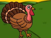 Juego Rescatar a la pavo del bosque de la jaula  en línea