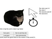 Juego Clicker de gato giratorio  en línea