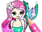 Juego Libro para colorear: pequeña sirena  en línea