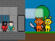 Juego Sprunki 456 Cookie de calamar  en línea