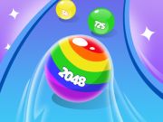 Juego 2048 correr bolas hermosas  en línea