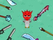 Juego Sprunki rojo con una espada  en línea