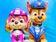Juego Rompecabezas: rescate de paw  en línea