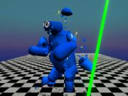 Juego Poppy 4: ¡Corta monstruos con espada en la arena!  en línea