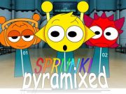 Juego Sprunki Pyramixed: Juego de calamares  en línea