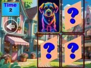 Juego Juego de memoria de animales divertidos  en línea