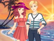 Juego Pareja de anime tocador  en línea