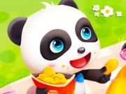 Juego Rompecabezas: baby panda spring picnic  en línea