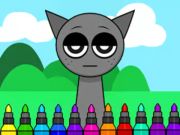 Juego Libro para colorear: Sprunki Incredibox Gray  en línea