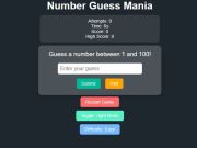 Juego Número Guess Mania  en línea