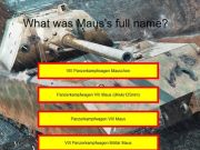 Juego Cuestionario de tanques: maus  en línea