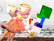 Juego Pelea de pollo jockey tung tung sahur  en línea