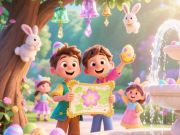Juego Encuentra las diferencias: búsqueda de huevos de Pascua  en línea
