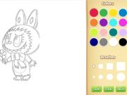 Juego Chibi Labubu para colorear para niños en línea