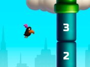 Juego Flappy skebob pájaro matemático en línea
