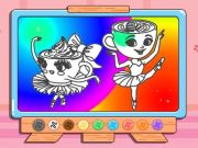 Juego Libro para colorear: Ballerina Cappuccin en línea