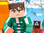 Juego Rompecabezas: el juego de calamar Minecraft en línea