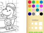 Juego Libro para colorear de amigos acogedores para niños en línea