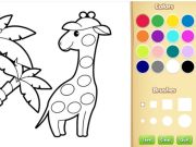 Juego Libro para colorear de animales fáciles para niños en línea