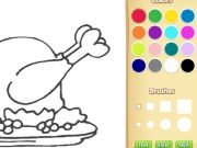 Juego Libro para colorear de comida para niños en línea