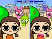 Juego Diferencia de sprunki y calamares en línea