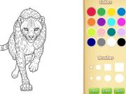 Juego Libro para colorear de animales salvajes en línea