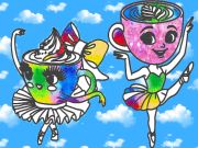 Juego Libro para colorear para niños: Ballerina Cappuccina en línea