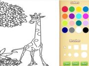Juego Libro para colorear de animales de la jungla para niños en línea