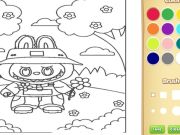 Juego Lindo libro para colorear de Labubu para niños en línea