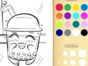 Juego Libro para colorear de té de boba para niños en línea