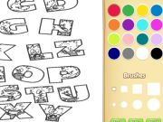 Juego Libro para colorear de animales de alfabeto para niños en línea