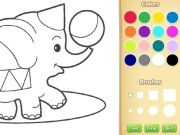 Juego Libro de coloración de animales simples para niños en línea