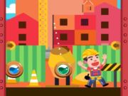 Juego Shooter de burbujas de trabajadores de la construcción en línea