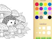 Juego Libro para colorear de animales de dibujos animados para niños en línea