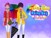 Juego Super chicas mis trajes de día lluvioso en línea