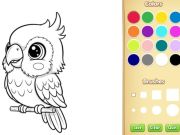 Juego Libro para colorear de animales kawaii en línea