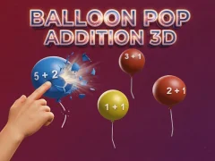 Juego Balloon Pop Addition 3D en línea