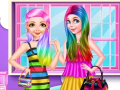 Juego Princess Rainbow Look en línea