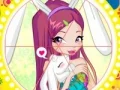 Juego Winx bunny style: Round Puzzle en línea