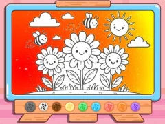 Juego Coloring Book: Happy Flower en línea