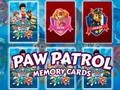 Juego Paw Patrol Memory Cards en línea