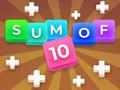 Juego Sum Of 10: Merge Number Tiles en línea