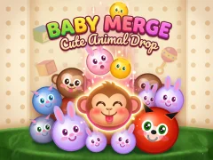 Juego Baby Merge Cute animal drop en línea