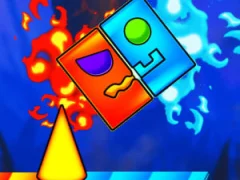 Juego Fire And Water Geometry Dash en línea