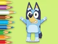 Juego Coloring Book: Happy Bluey en línea