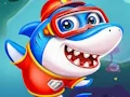 Juego Little Panda Shark Family en línea